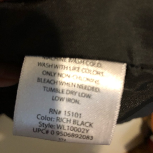 White Stag Wind/Rain Coat in Black and Tan, Size XL 12/14 - Picture 6 of 6